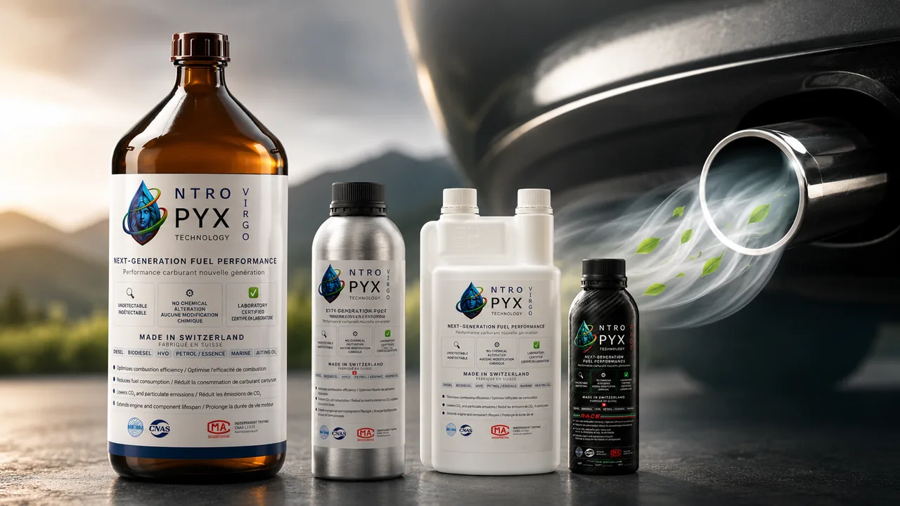 NTROPYX product cabinet with premium bottles and clean combustion context