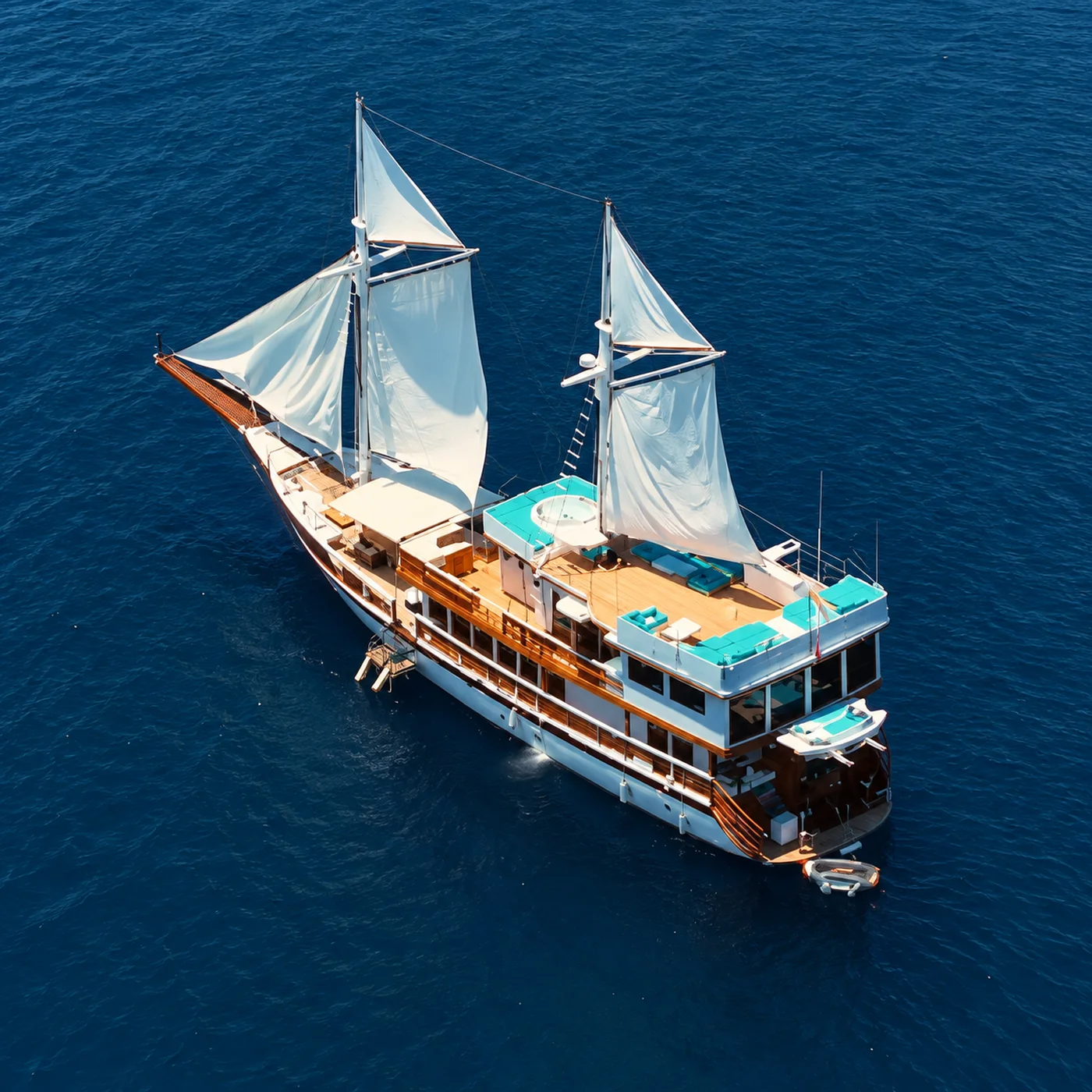 M/V KAYRA, the Phinisi measured at Serangan, Bali