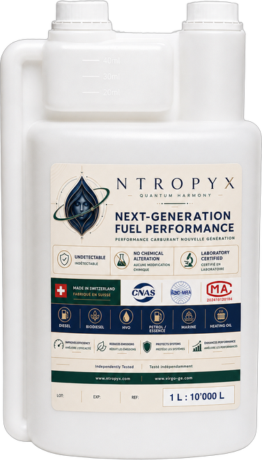 NTROPYX 1 : 10 000, flacon d&rsquo;un litre pour le gazole routier