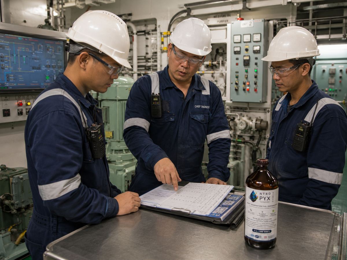 NTROPYX fuel preparation station onboard vessel
